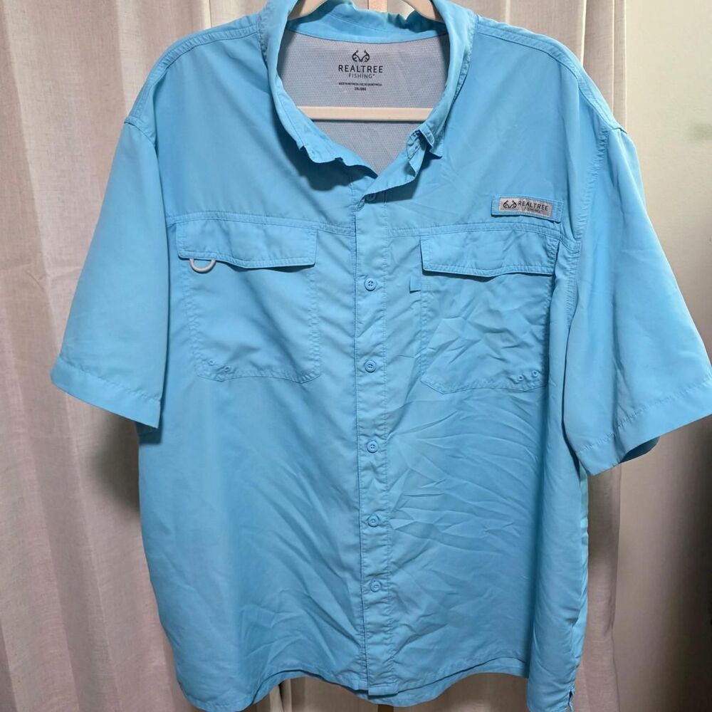 Realtree Men's Blue Shirt